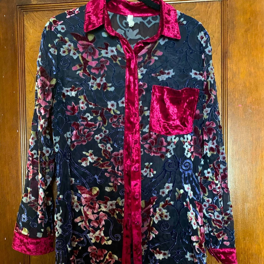 Floral tunic